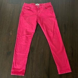 Paige denim pink jeans